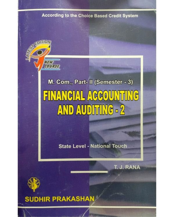 Financial Ac & Audit-2 M.Com Sem 3 - English Medium
