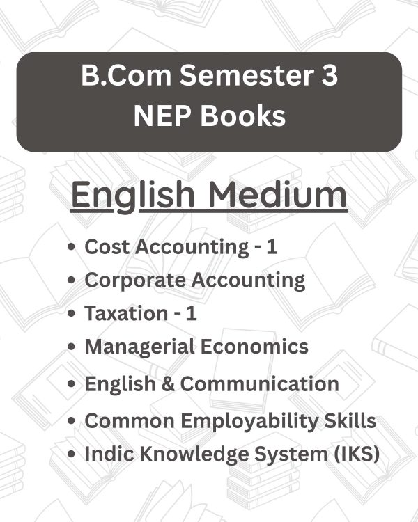 B.Com Sem 3 NEP - English Medium