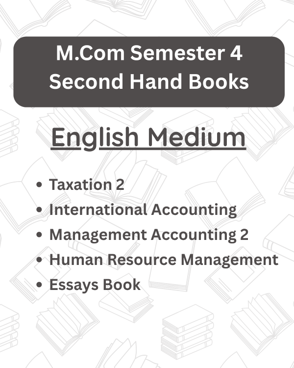 M.Com Semester 4 - English Medium