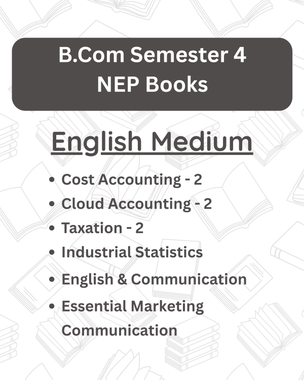 B.Com Semester 4 – NEP Books (English Medium)