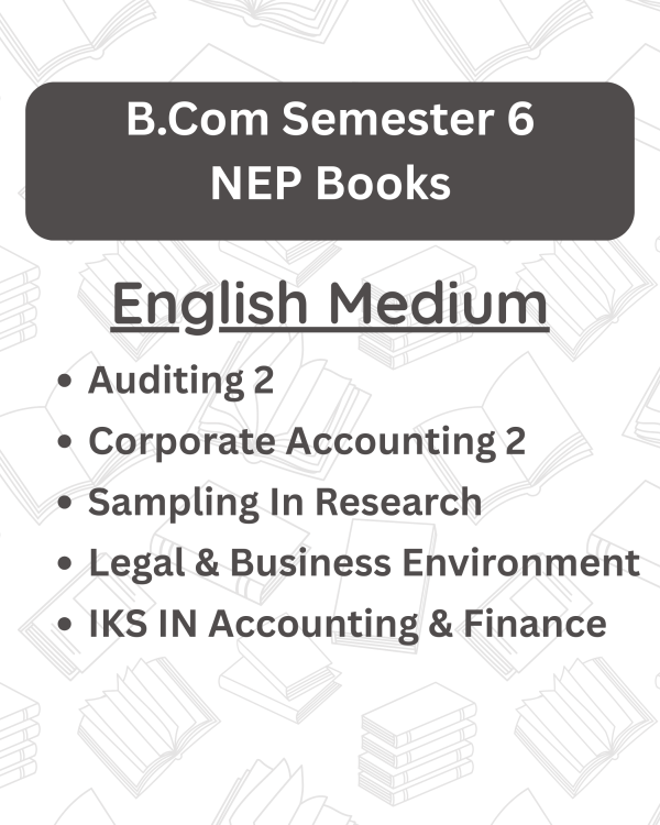 B.Com Sem 6 Nep - English Medium