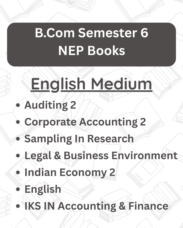 B.Com Sem 6 Nep - English Medium