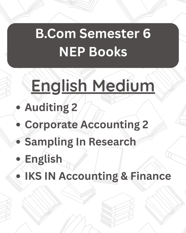 B.Com Sem 6 Nep - English Medium